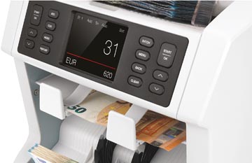 Safescan compteuse de billets 2985-SX, avec détection de contrefaçon sur 7 points