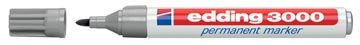 Permanent marker 3000 grijs edding