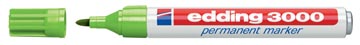 Permanent marker 3000 lichtgroen edding