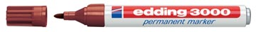 Edding permanent marker 3000 bruin