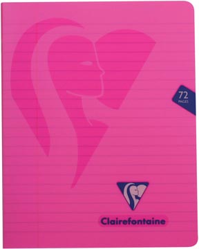 Schrift mimesys pp gelijnd 36 vel 90gr a5 assorti  clairefontaine
