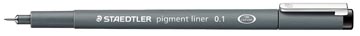 Pigmentliner 0.1 mm zwart staedtler