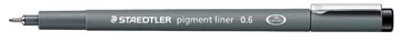 Pigmentliner 0.6 mm zwart staedtler