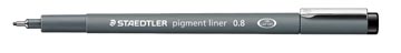 Pigmentliner 0.8 mm zwart staedtler