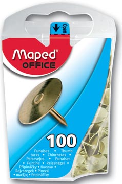B.100 punaises cuivrees 10mm maped
