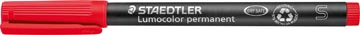 Marqueur ohp lumocolor fine rouge staedtler
