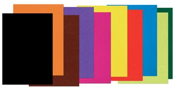 Gekleurd papier à dessin, 120 g, ft 25 x 35 cm, couleurs assorties, paquet de 500 feuilles