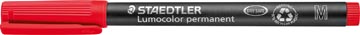 Lumocolor permanent universel medium rouge staedtler