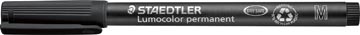 Lumocolor permanent universel medium noir staedtler