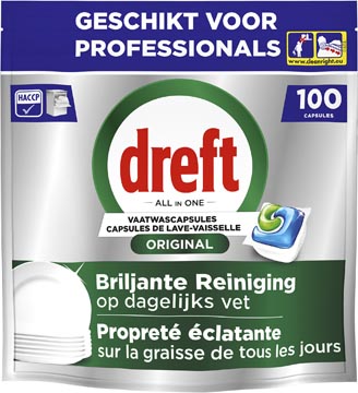 S.100 tablettes pour lave-vaisselle all in one orginal dreft
