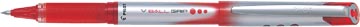 Pilot roller V-BALL Grip, medium punt 0,7 mm, rood
