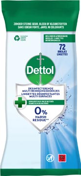Dettol reiningsdoekjes desinfecterend, pak van 72 stuks