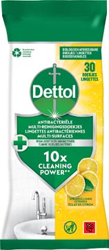 P.30 reinigingsdoekjes antibacterieel citroen dettol