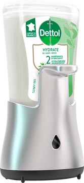 Dettol no touch distributeur savon, aloe vera et bambou, automatique, recharge 250 ml
