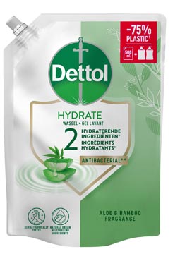 P.500 ml recharge savon mains aloë vera et bamboe dettol