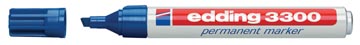 Marq edding 3300 bleu biseaute