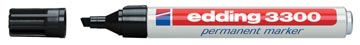 Marq edding 3300 noir biseaute