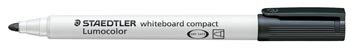 Witbord marker compact zwart staedtler
