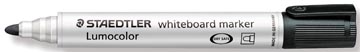 Witbord marker zwart staedtler