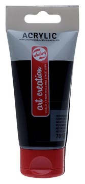 Tube 75ml acrylverf ivoor zwart talens