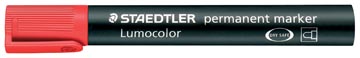 Permanent marker rood met ronde punt staedtler