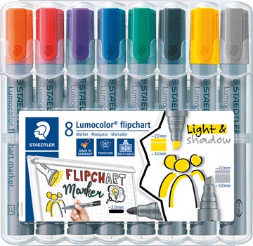 P.8 flipchartmarker lumocolor assorti staedtler