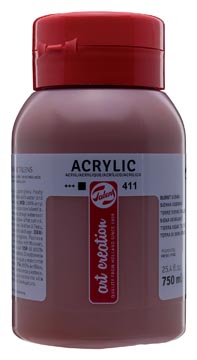 Acrylverf 750ml sienna gebrand talens
