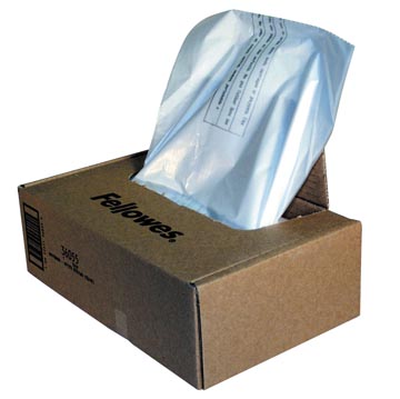 D.100 zakken papiervernietiger 23-28 liter fellowes