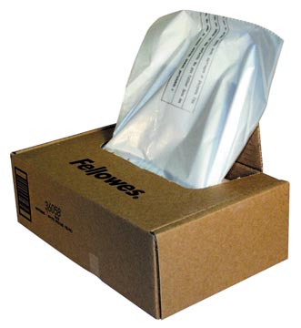 D.50 zakken papiervernietiger 121-143 liter fellowes
