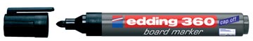 Witbordstift 360  zwart edding