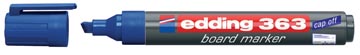 Whiteboard marker blauw edding