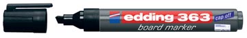 Whiteboard marker zwart edding