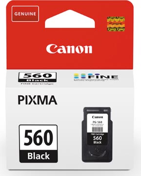 Canon inktcartridge PG-560, 180 pagina's, OEM 3713C001, zwart