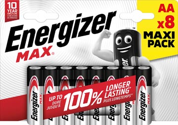 Bl.8 batterijen max aa energizer