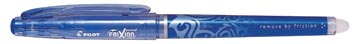 Pilot roller Frixion Point, encre gel, bleu