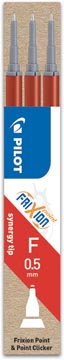 Pilot recharges pour Frixion Point, rouge