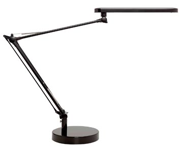 Lampe de bureau mamboled led noir unilux