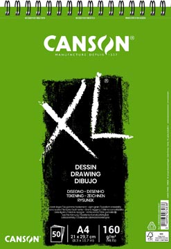 Canson tekenblok XL 160g/m&amp;² ft A4, 50 vel