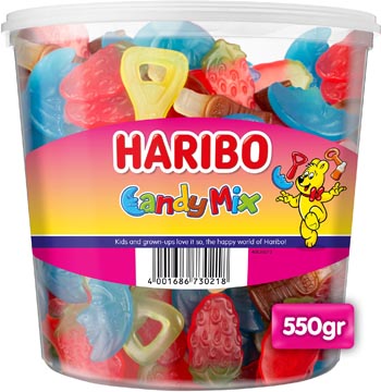 Haribo confiserie Candy mix, seau de 550 g