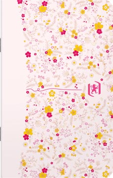 Oxford Floral softcover notitieblok, ft 9 x 14 cm, 30 vel, gelijnd, 4 geassorteerde designs