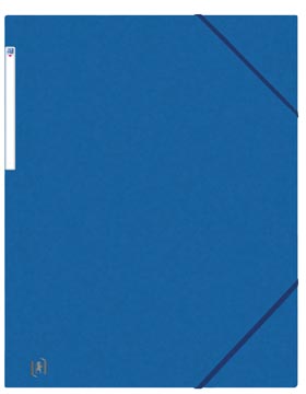 Elastomap met elastieken top file+ a3 blauw oxford