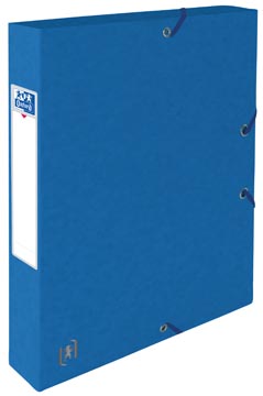 Elastobox elba top file+ rug 4 cm blauw oxford