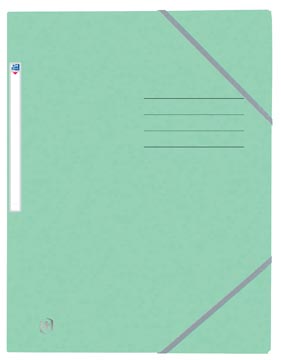 Oxford Top File+ elastomap, voor ft A4, pastelgroen