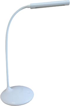 Lampe de bureau nelly led blanc unilux