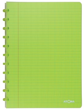 Schrift pp com geruit 72 vel 90gr a4 groen atoma