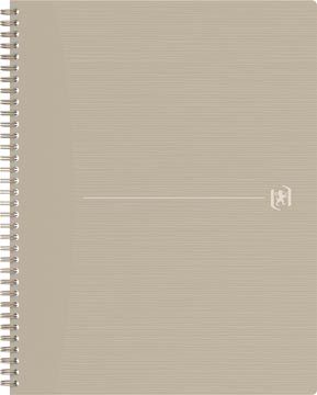 Oxford Origin cahier spiralé, ft A4+, 140 pages, ligné, sable