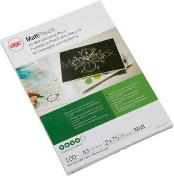 D.100 lamineeretuis mat 75 micron a3 gbc