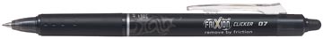 Intrekbare roller frixion ball clicker zwart pilot