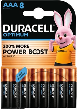 Bl.8 batterij optimum aaa duracell