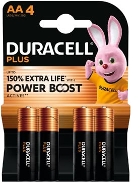 P.4 pile plus 100% aa duracell